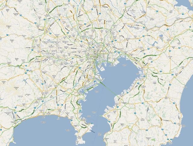 Tokyo roads map